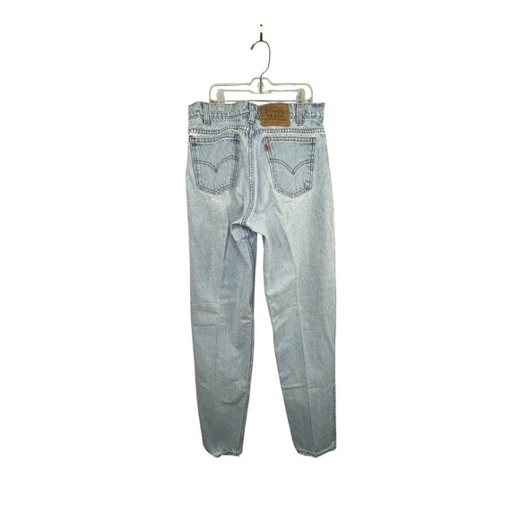 Vintage 1995 Levi’s 550 Relaxed Fit Tapered Leg Jeans Light Wash W32 L36 - Picture 10 of 12